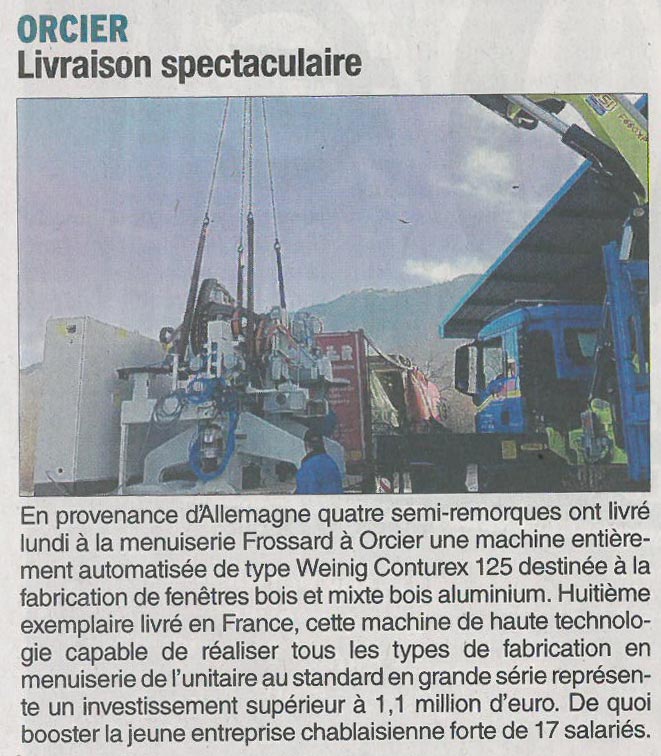 Livraison spectaculaire